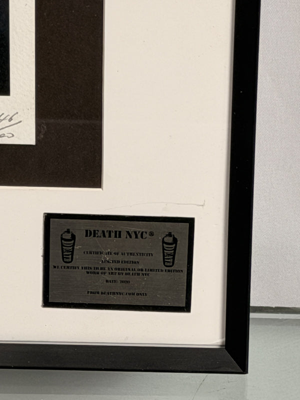 DEATH NYC USA Poison Apple Two 2012 Signed Print 46/100 Framed
