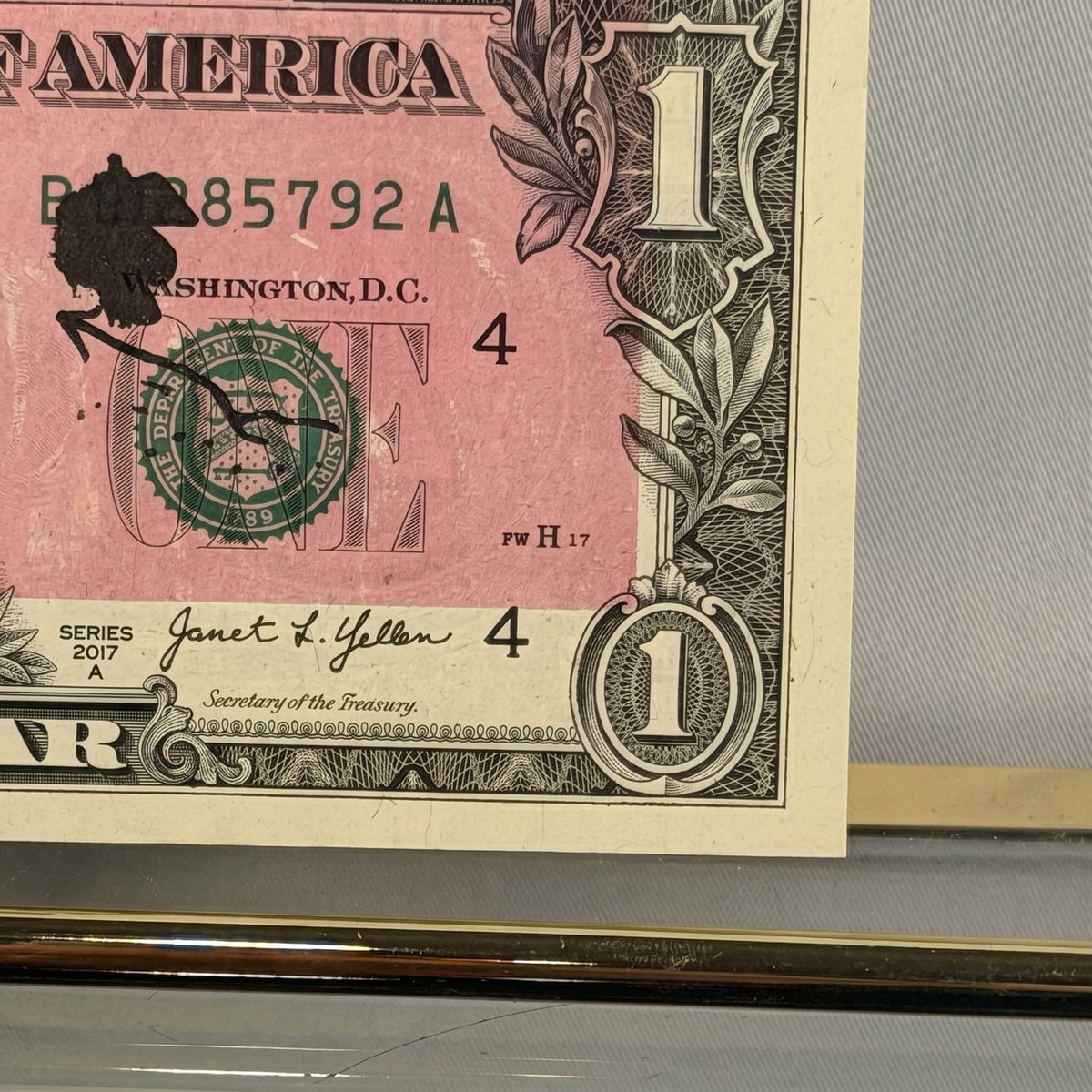 Death NYC — Snoopy & Woodstock on U.S. Dollar Diptych Signed LE