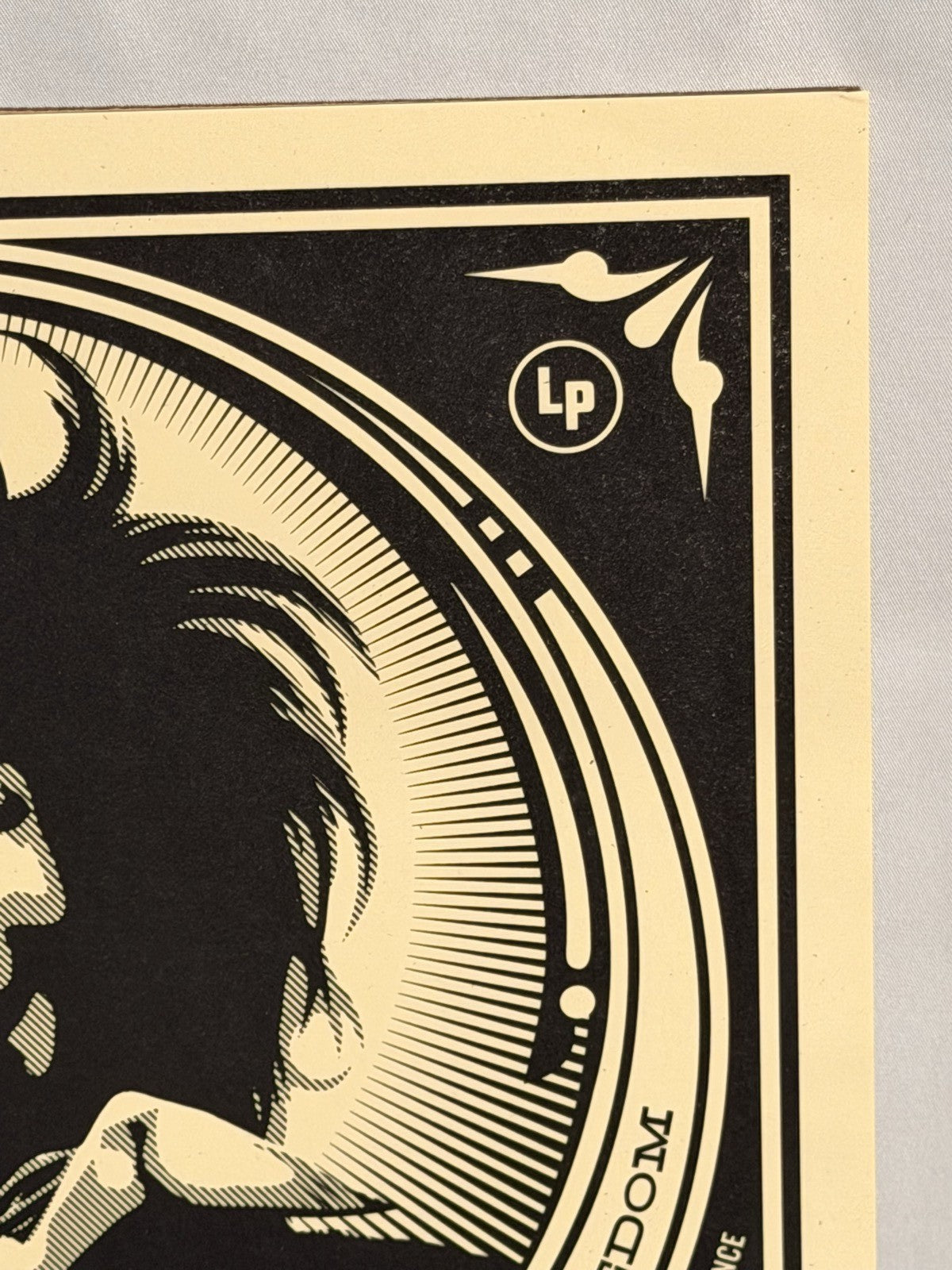 Shepard Fairey Jimi Hendrix Hear My Freedom SIGNED Obey Records Print RARE