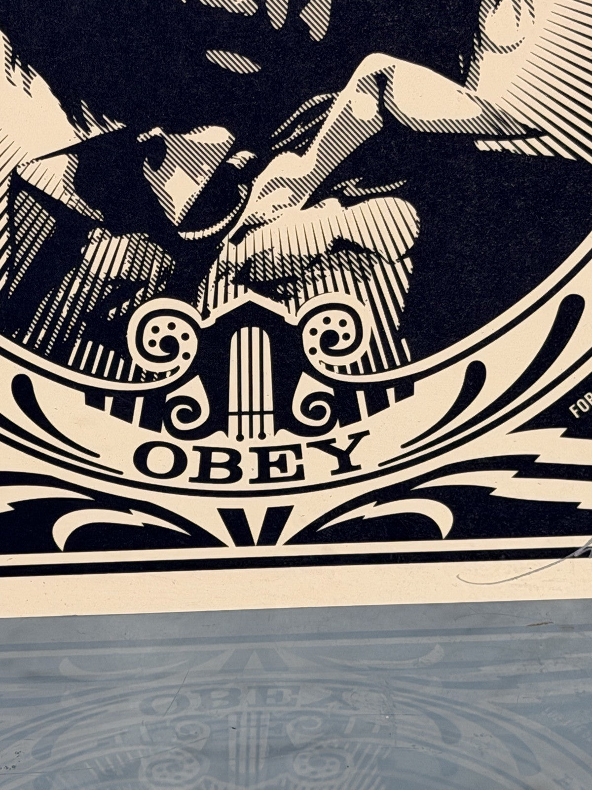 Shepard Fairey Jimi Hendrix Hear My Freedom SIGNED Obey Records Print RARE