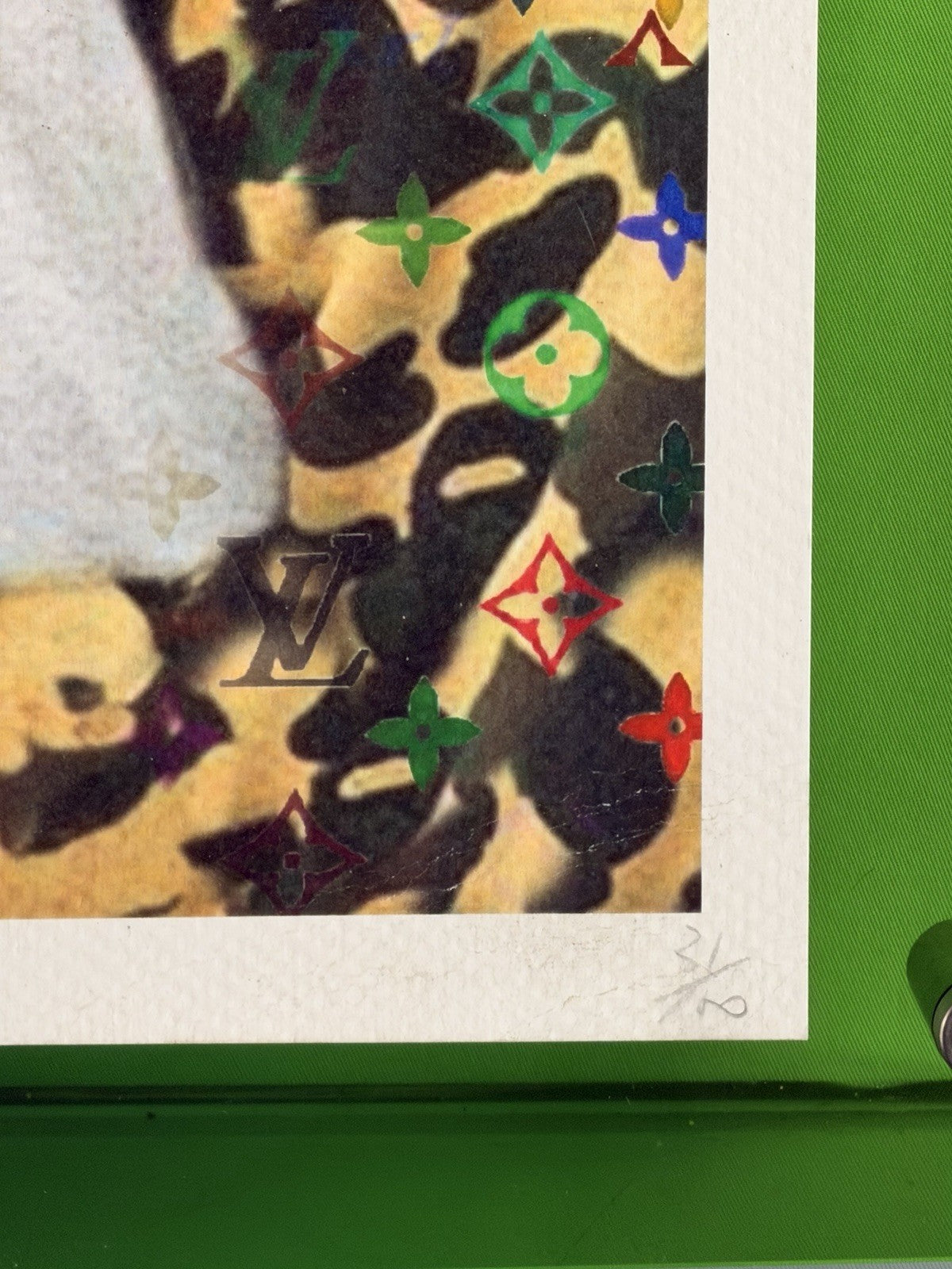 Death NYC Mona Lisa BAPE Shark Hoodie Louis Vuitton Signed Pop Art Print 2025
