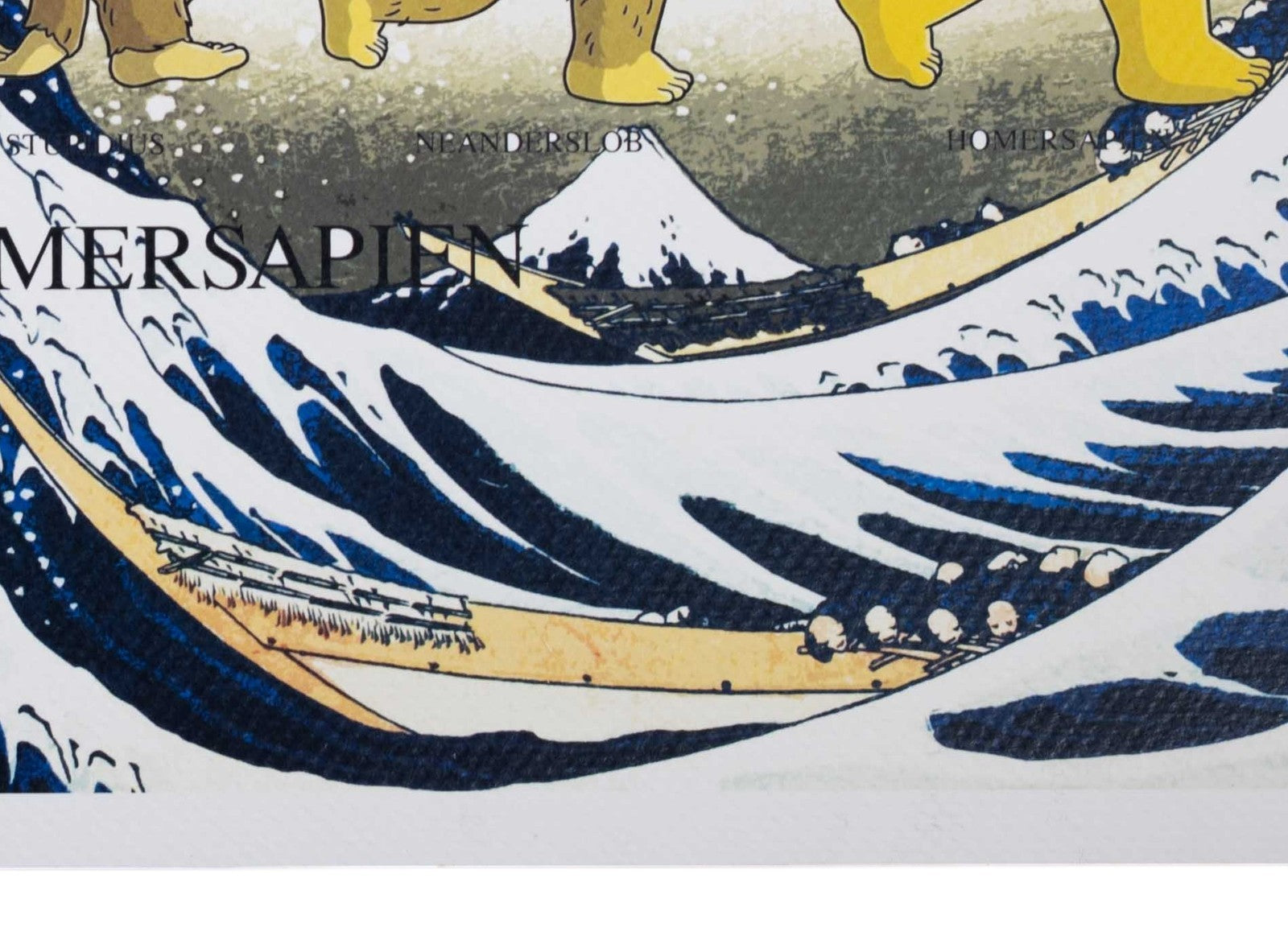 Homer Simpson Hokusai Great Wave Art Print, Hand-Signed Ltd Ed /100 by Death NYC