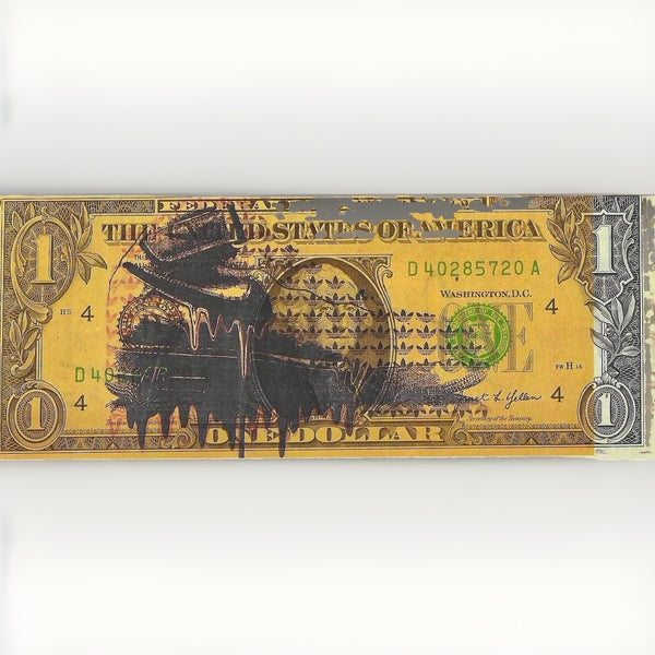 Death NYC –Nike Air Jordan $1 Dollar Bill Signed & Numbered RARE!
