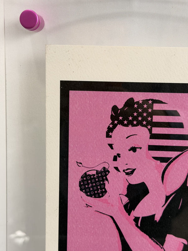 DEATH NYC USA Poison Apple 2012 Signed Ltd Ed Print 61/100 Display