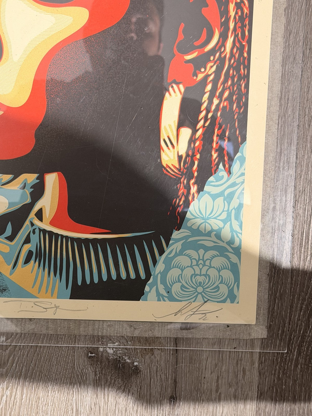 Shepard Fairey Eyes on the King Verdict Signed Numbered /600 OBEY 18x24 Riots