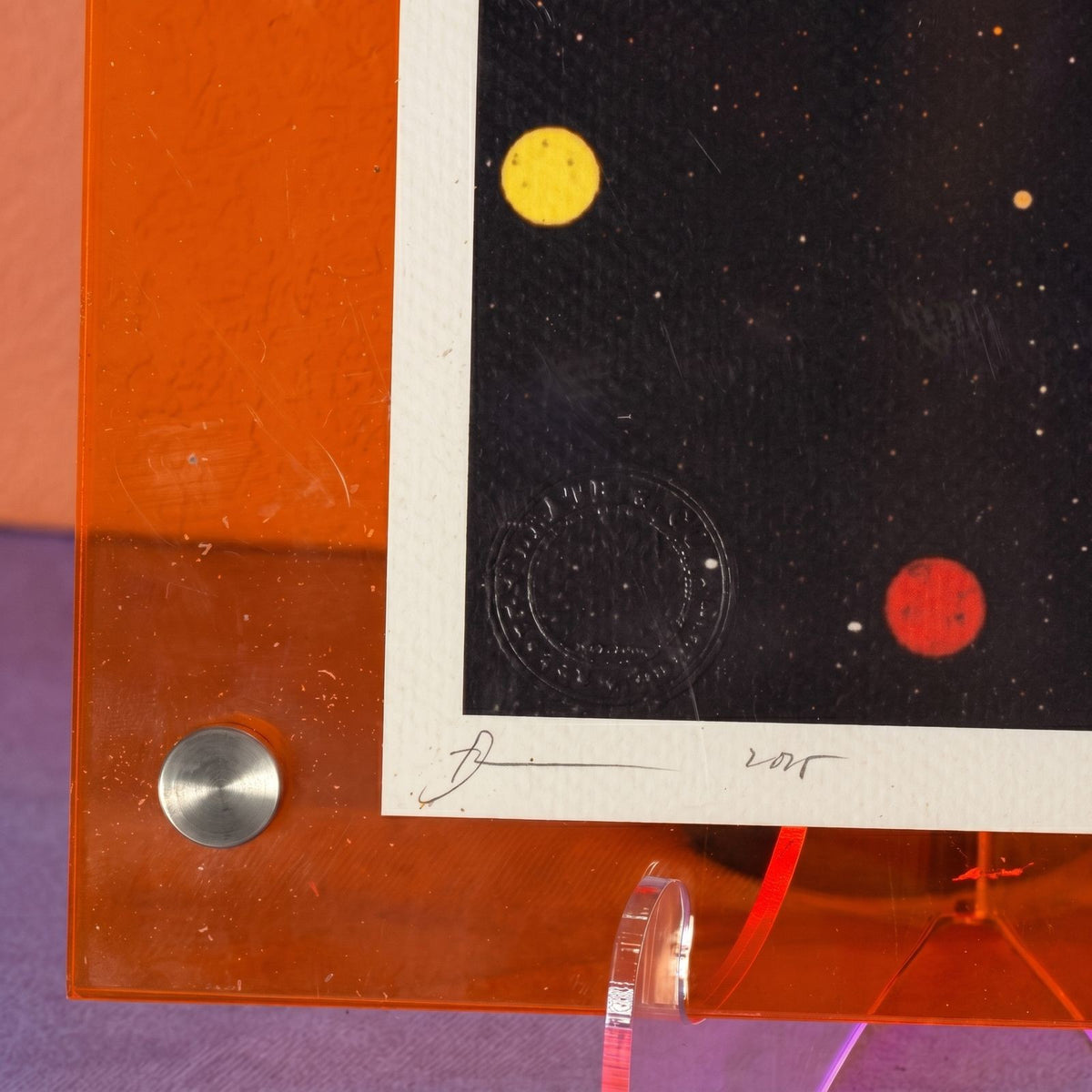 Death NYC Signed Ltd Edition Astronaut Pool Table Print x Murakami Flowers