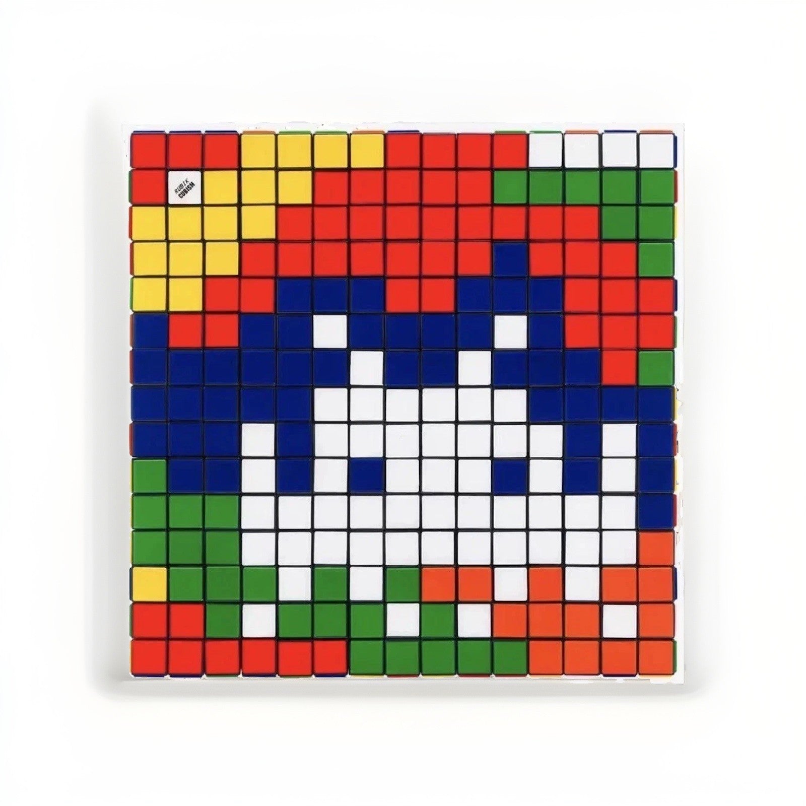 Invader Rubik Camouflage HENI Signed & Numbered 196/812 Giclee Panel 2023