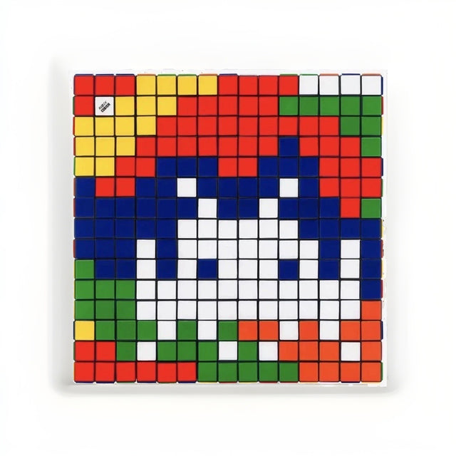 Invader Rubik Camouflage HENI Signed & Numbered 196/812 Giclee Panel 2023