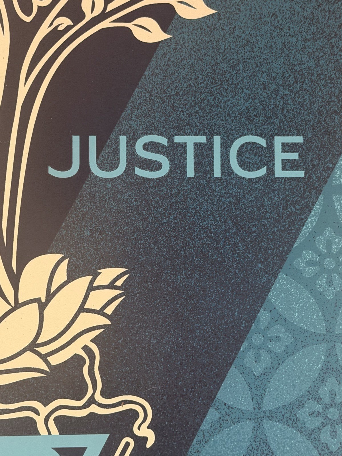 Shepard Fairey Peace and Justice Angel Signed Numbered Obey Print 2008 254/550