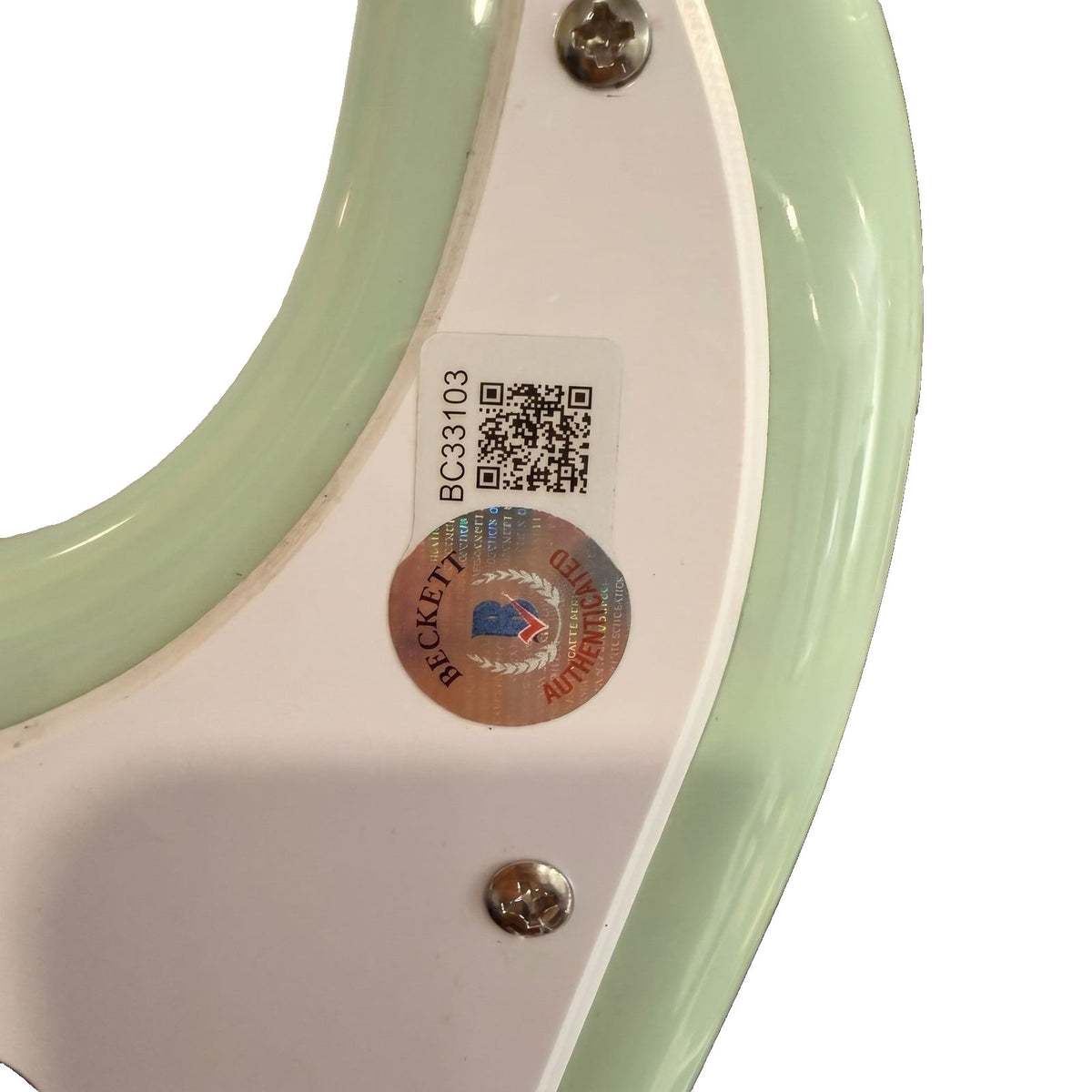 Isaac Brock Signed Mint Green Strat Guitar - JSA Authenticated Custom Model