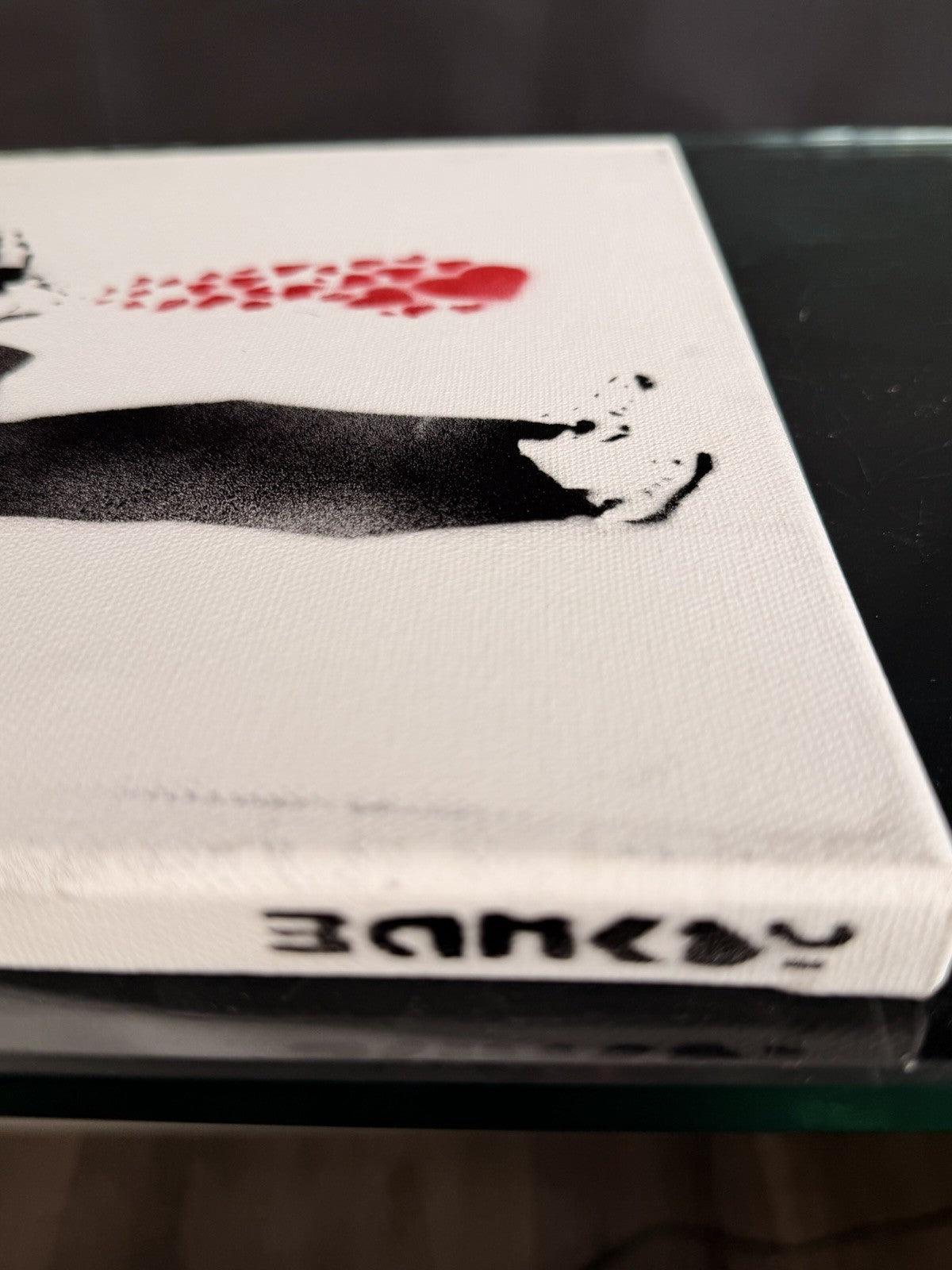 Banksy Dismaland Achieve Greatness 1/10 Signed Stencil Canvas 2015 Ticket