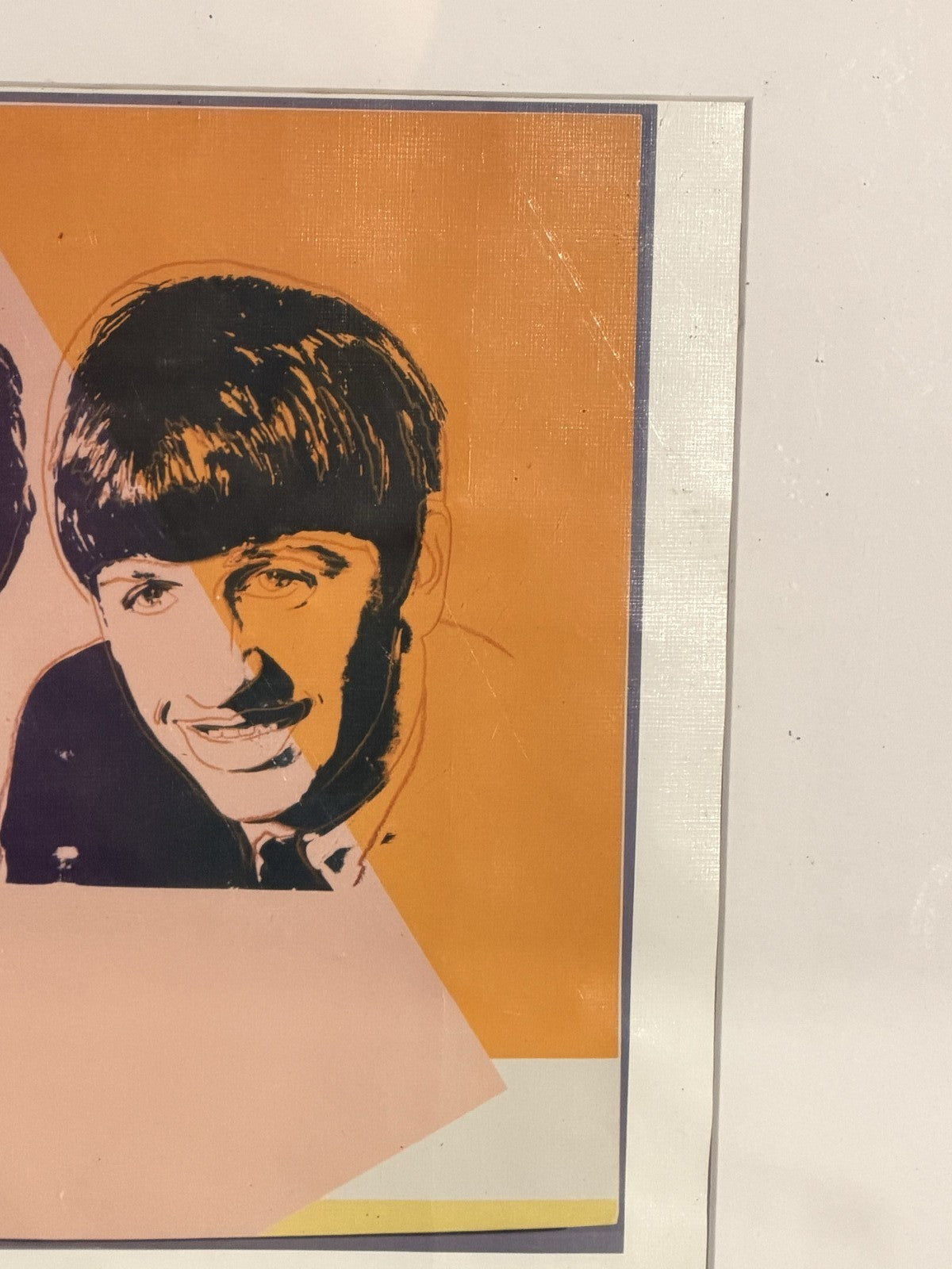 Andy Warhol The Beatles 1980 Vintage Poster Framed Pop Art Times Books Stokes