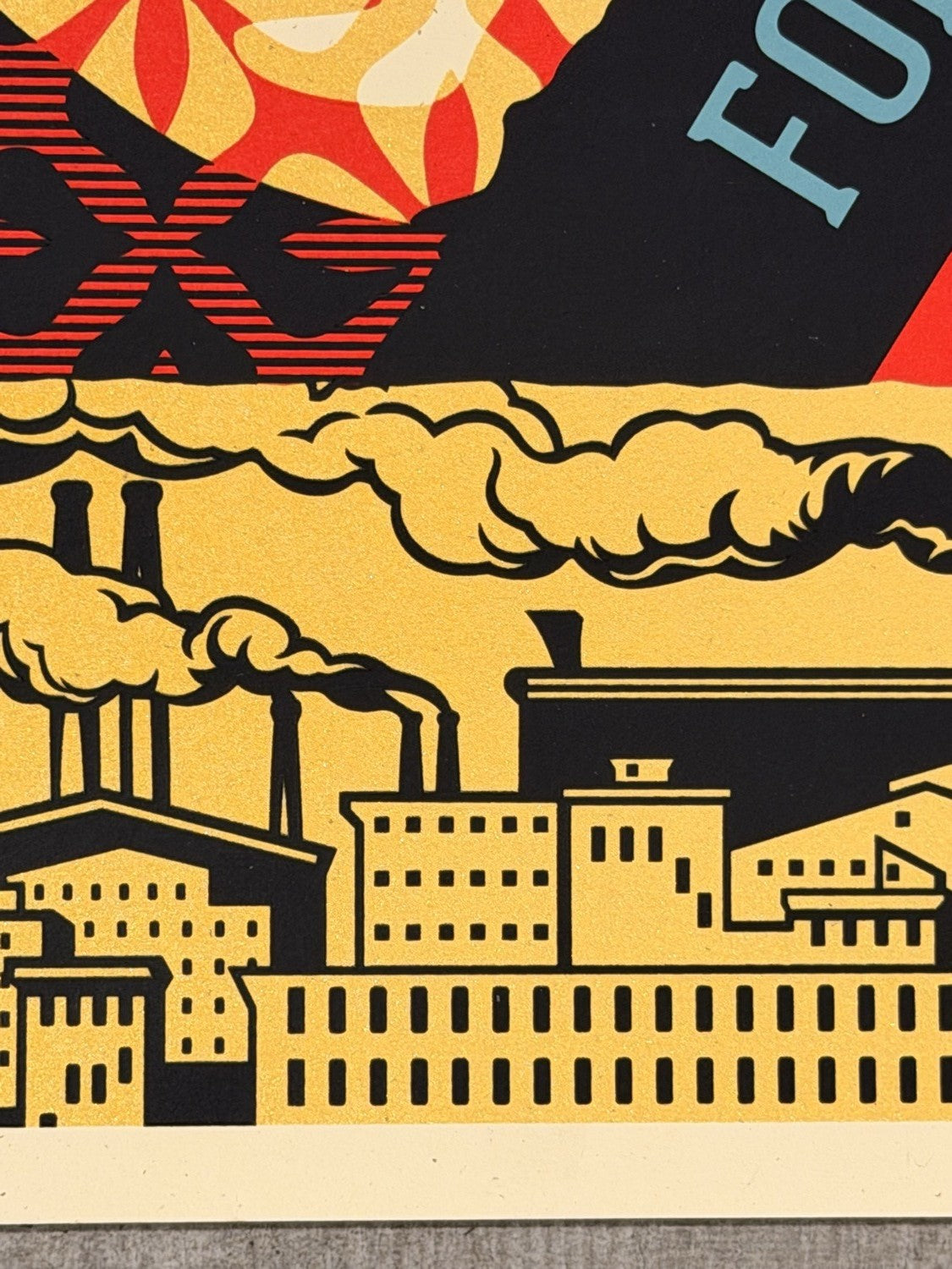 Shepard Fairey Fragile Cargo Signed Numbered Screen Print Obey Giant 357/450