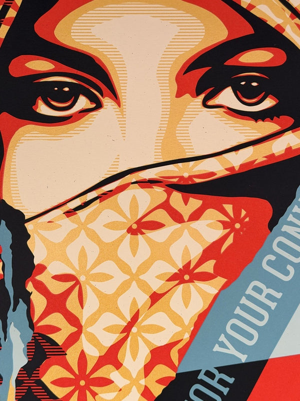 Shepard Fairey Fragile Cargo Signed Numbered Screen Print Obey Giant 357/450