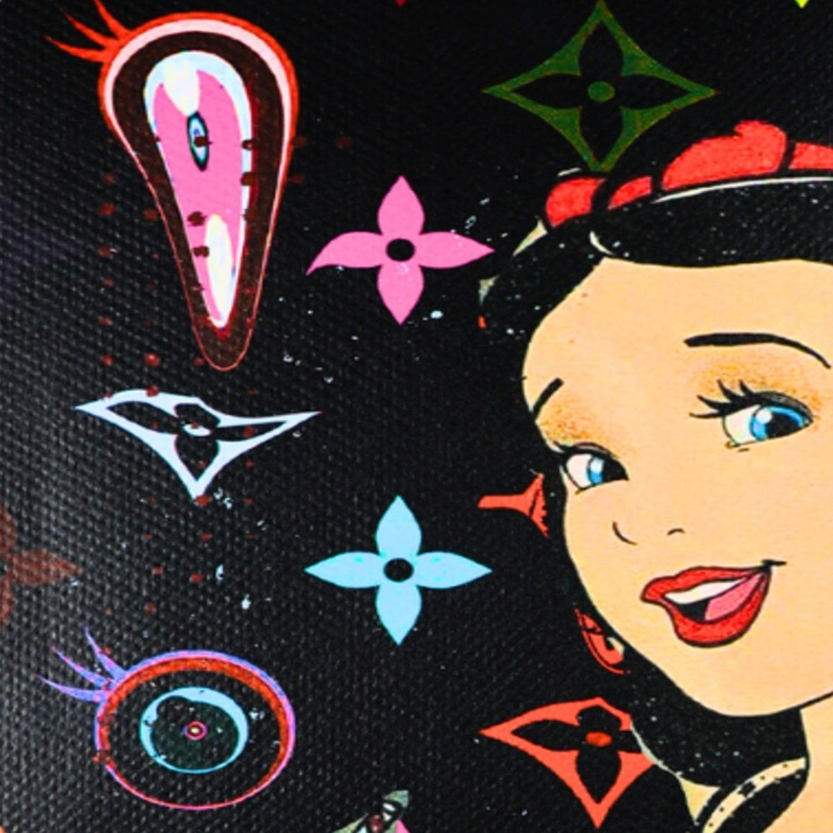 Tattooed Snow White Framed Print by Death NYC - Signed Limited Edition Giclée