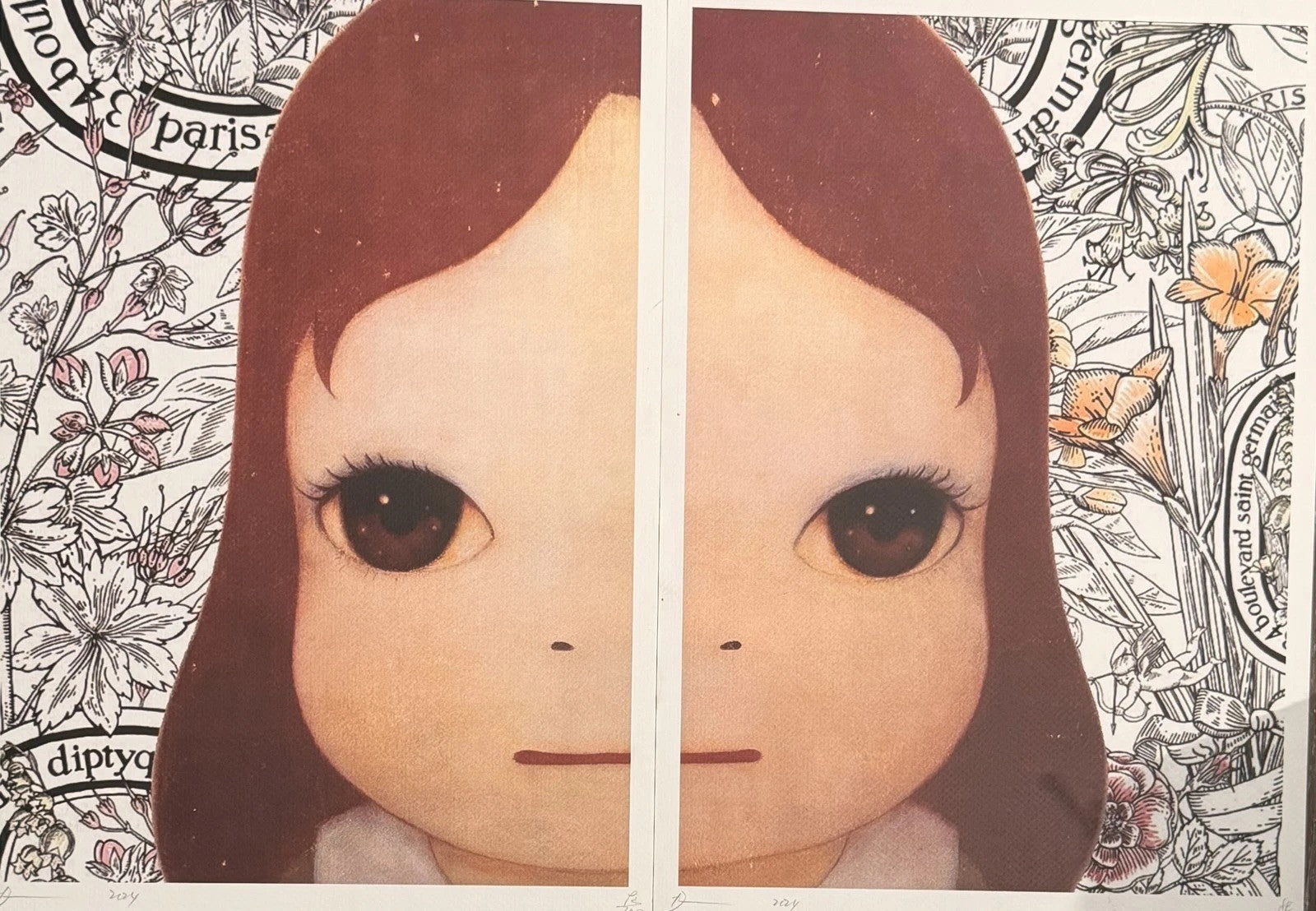Death NYC Big Eye Girl Diptyque Paris SET OF 2 Signed Numbered LTD 100 2024