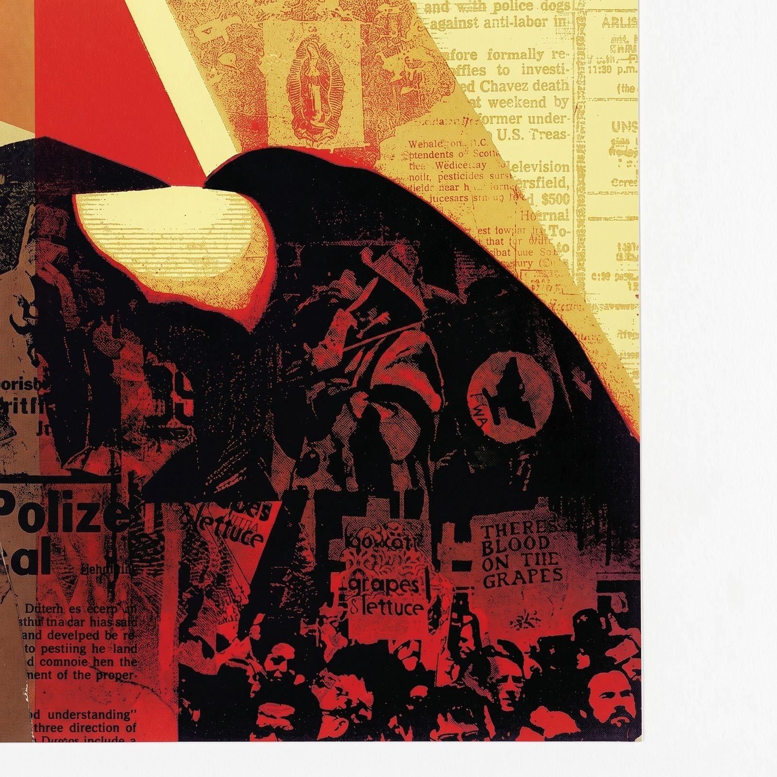 Shepard Fairey OBEY Workers Rights Signed Numbered Screen Print