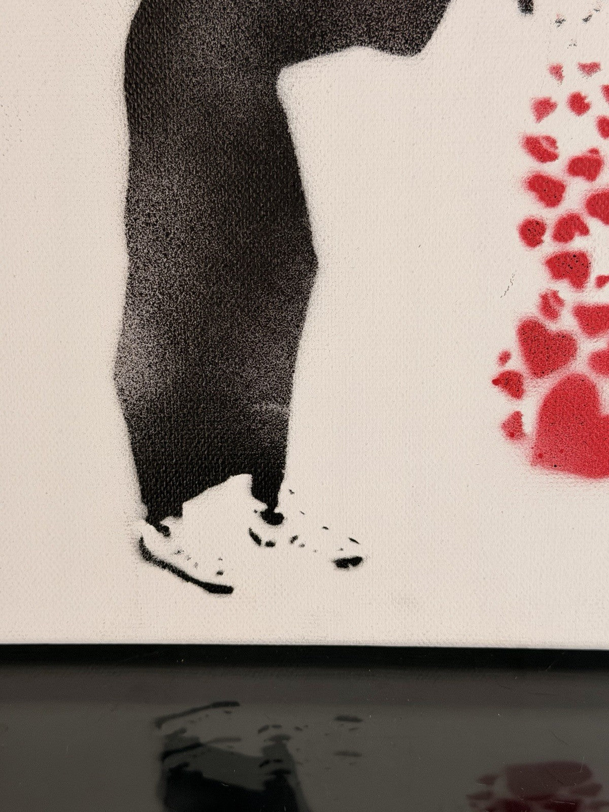 Banksy Dismaland Achieve Greatness 1/10 Signed Stencil Canvas 2015 Ticket