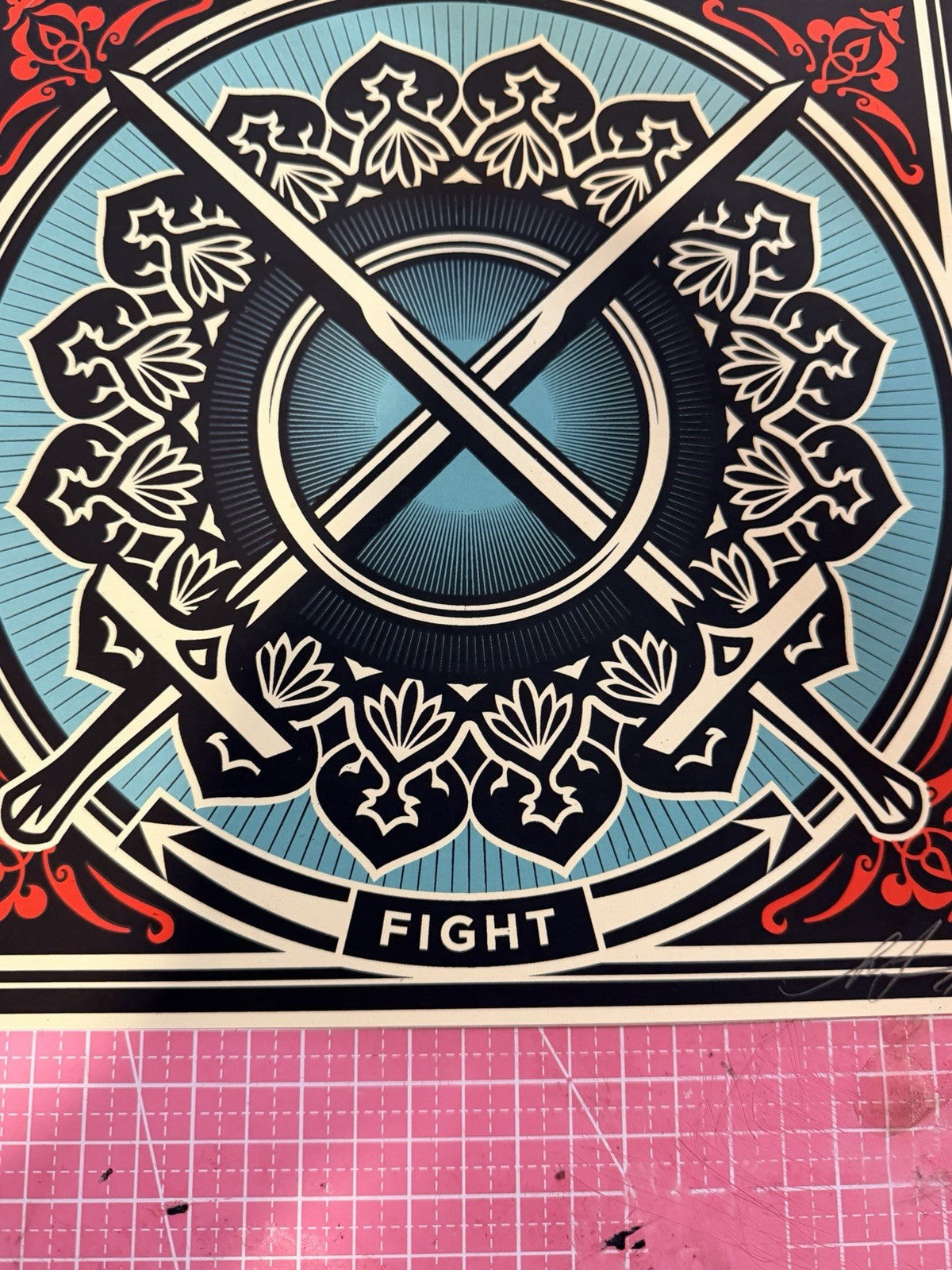 Shepard Fairey FIGHT Artist Proof AP Revolutionary Love 2021 Signed Print
