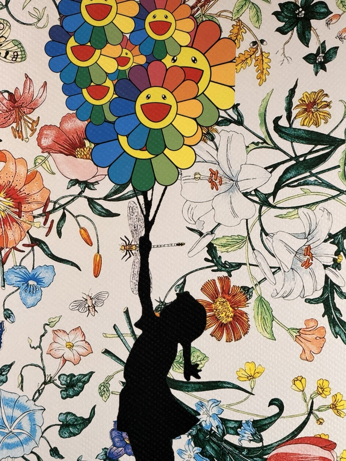 Death NYC Banksy Balloon Girl Murakami Flowers Gucci Flora Pop Art Signed Print