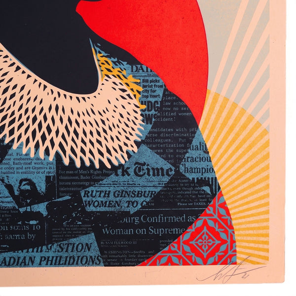 Shepard Fairey RBG A Champion of Justice Signed Limited Edition Print A/P 2021