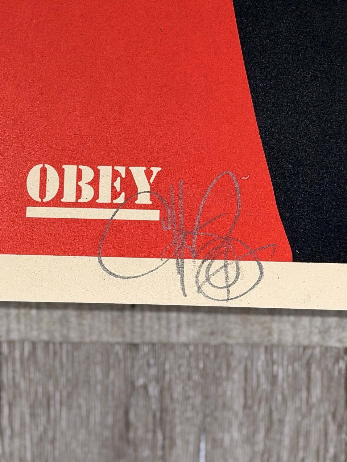 Shepard Fairey x Chuck D Public Enemy Dual Signed Artist Proof AP Print 2007