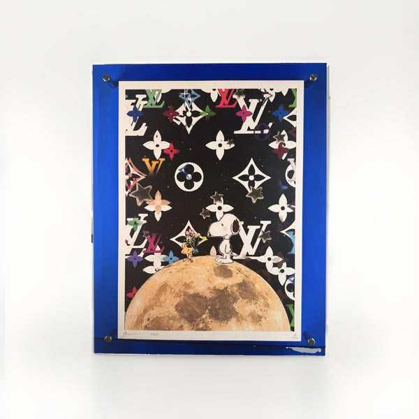 Death NYC Snoopy Woodstock Moon Louis Vuitton Stars Signed Pop Art Print 2025