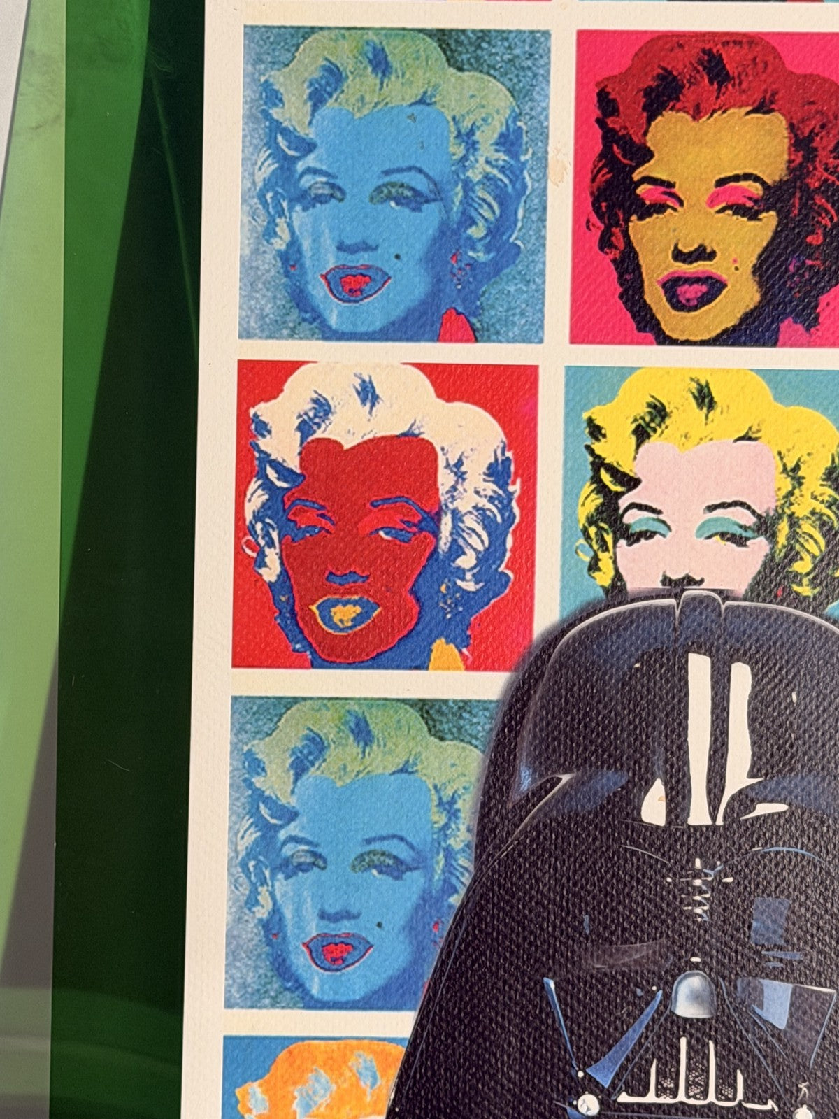 Death NYC Darth Vader Warhol Marilyn Signed Numbered LTD 100 FRAMED Pop Art