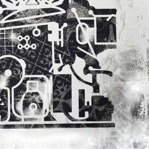 Shepard Fairey OBEY Printing Press 2017 Signed #/400 Damaged Stencil Series