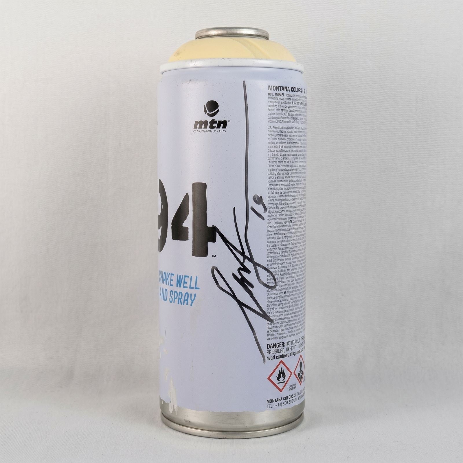 Shepard Fairey Hand-Signed MTN 94 Spray Can 2019 RARE Artist-Used Unique Item