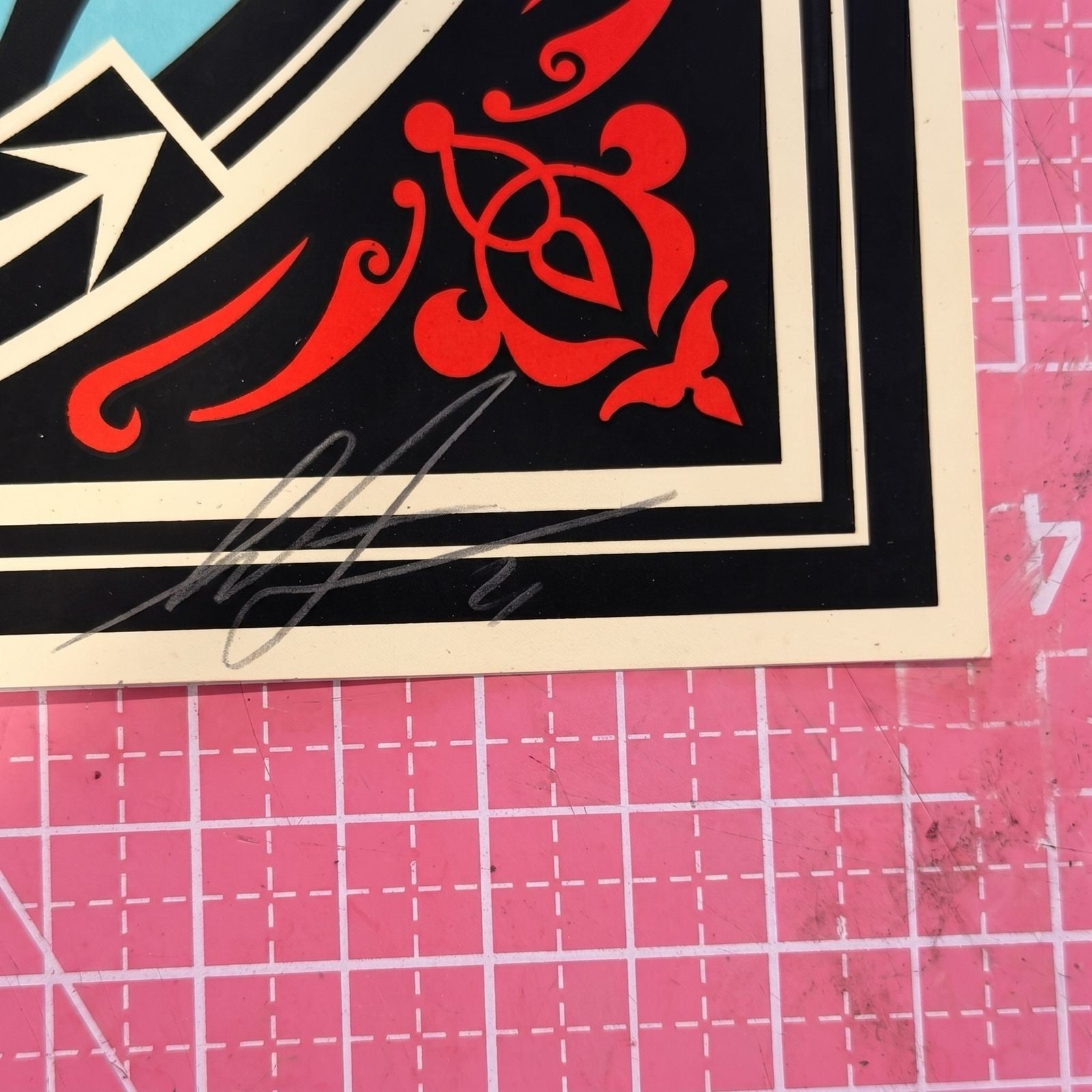 Shepard Fairey Obey Giant Listen AP 12.5” Revolutionary Love Series Print