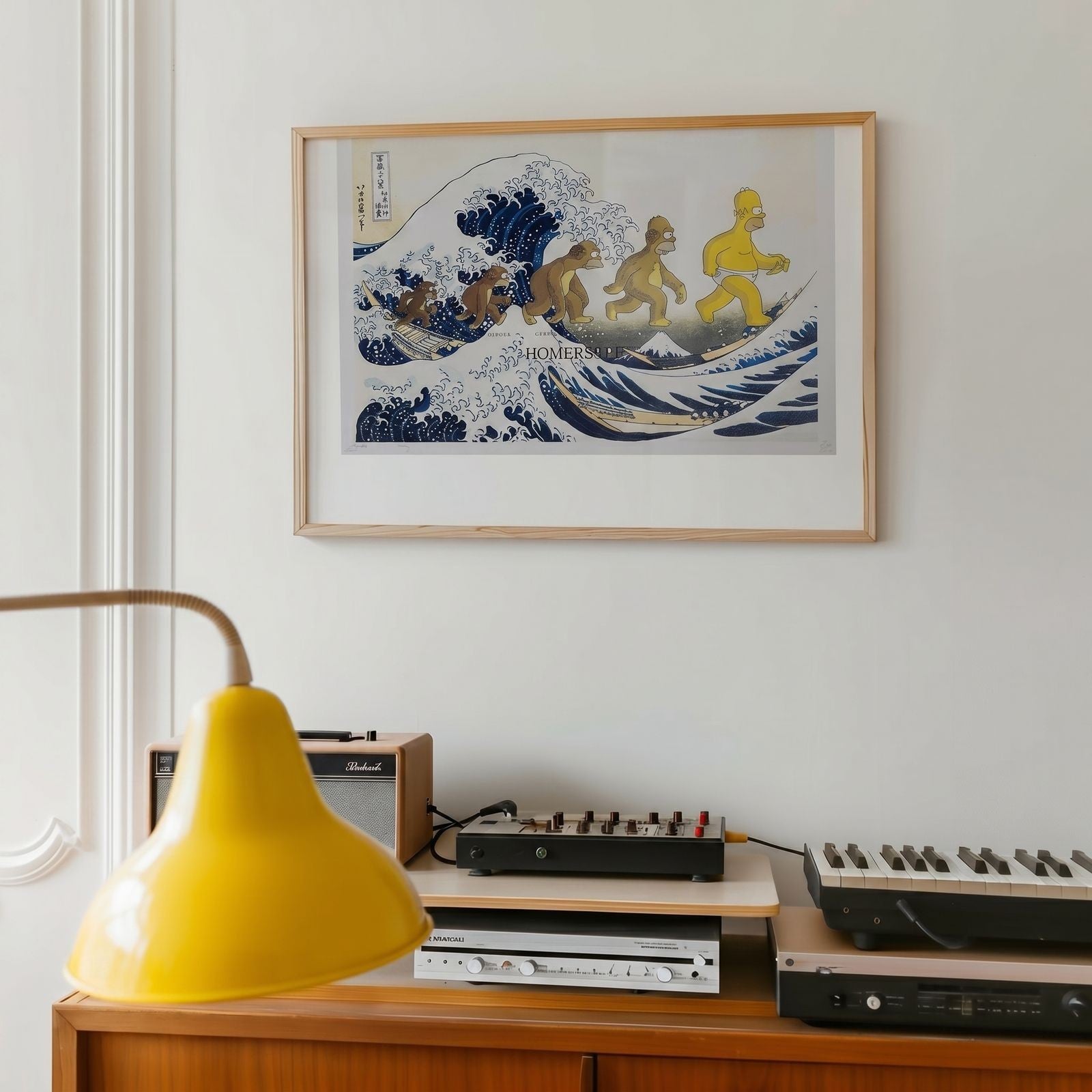 Homer Simpson Hokusai Great Wave Art Print, Hand-Signed Ltd Ed /100 by Death NYC