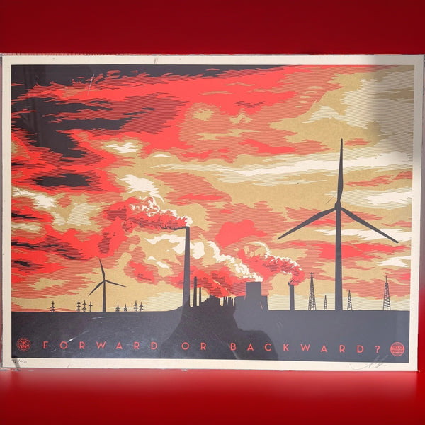 Shepard Fairey Forward or Backward Signed Artist Proof AP Screen Print OBEY