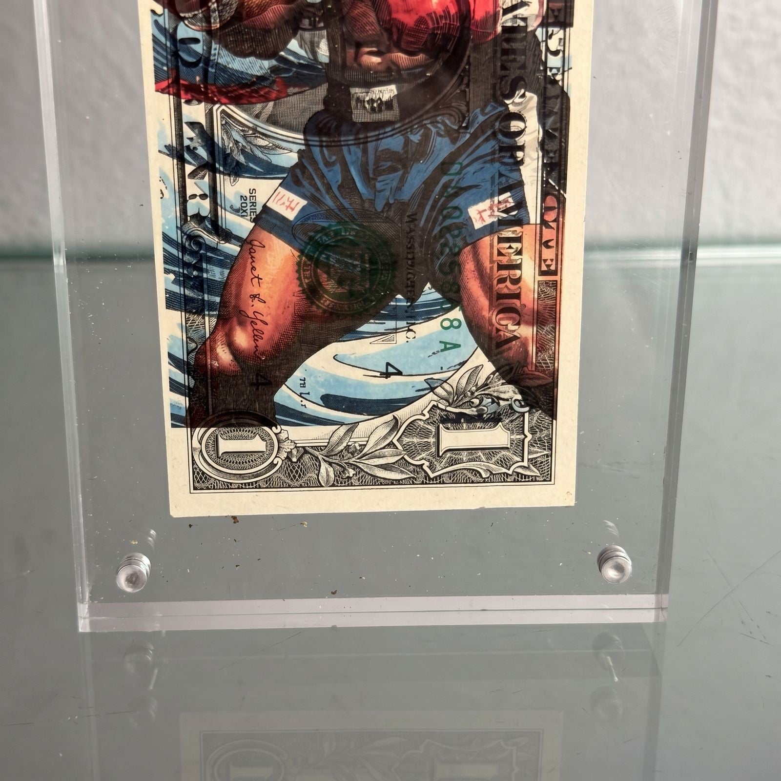 Mike Tyson $1 Bill Mixed Media Art | Signed Numbered Limited Edition /100