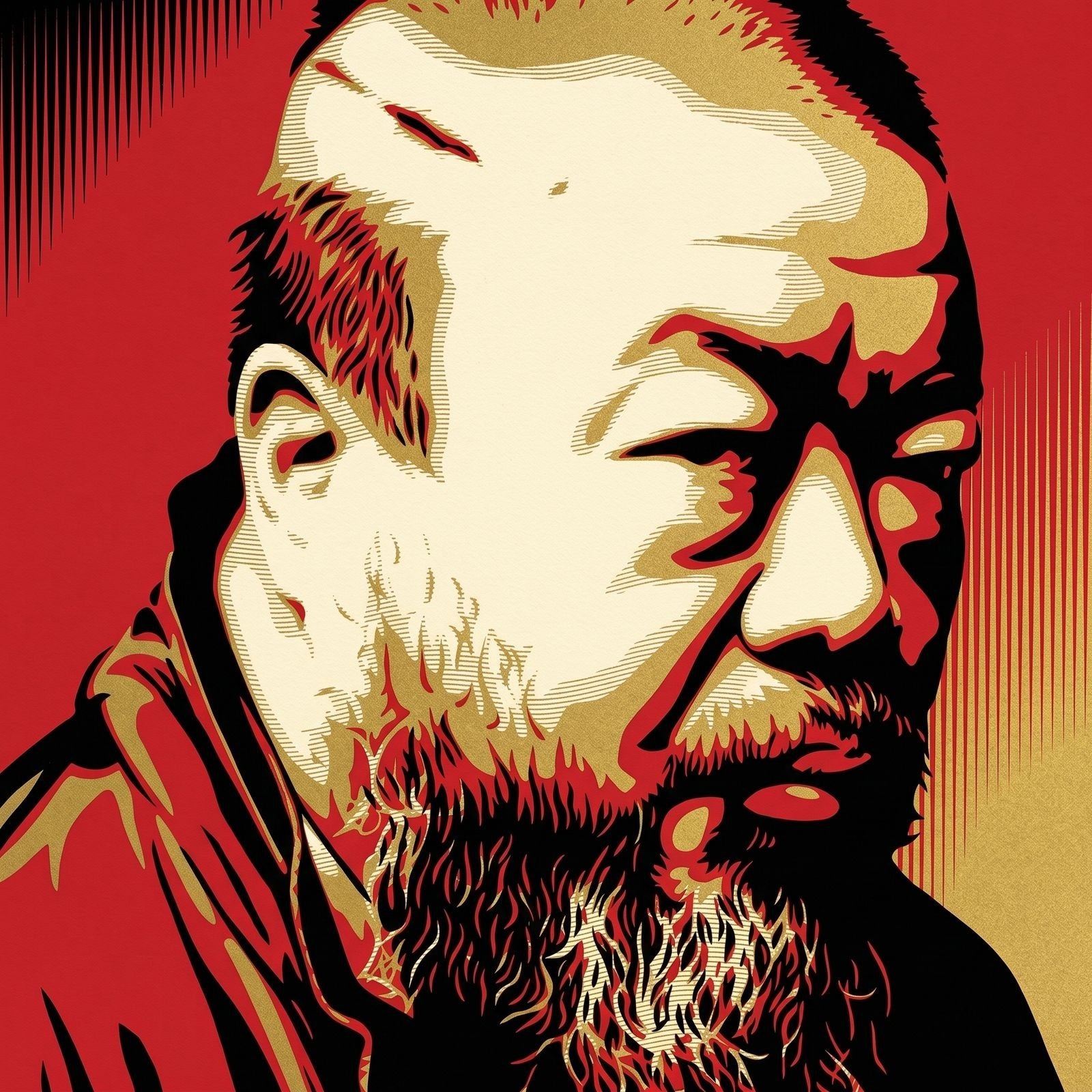 Shepard Fairey OBEY Ai Weiwei Cost of Expression 2014 Signed /375 Screen Print