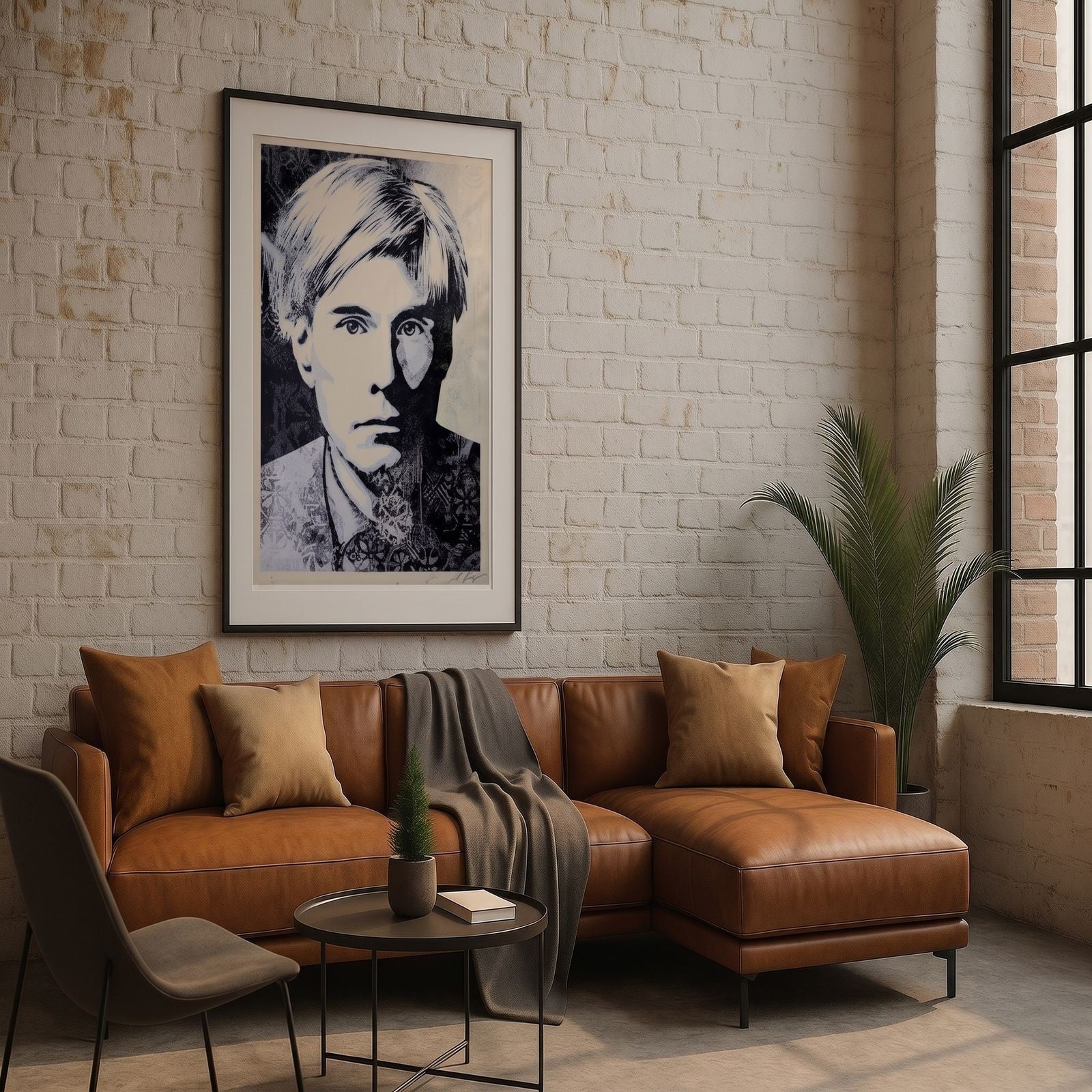 Shepard Fairey Warhol Collages Silver 2023 Signed Print | Limited Edition 300