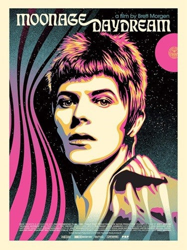 Shepard Fairey Moonage Daydream David Bowie Mondo Screen Print 24x18 2022