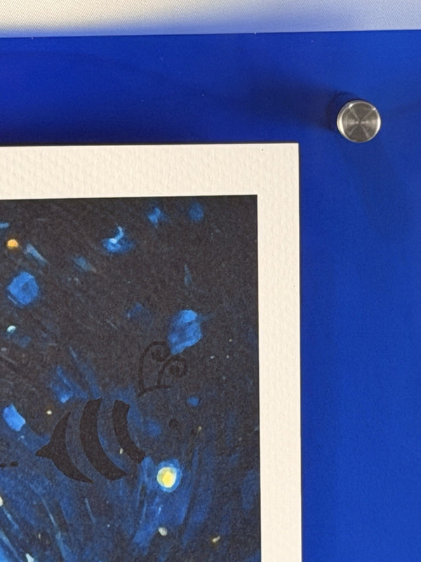 Death NYC Snoopy Umbrella Tokyo Tower Van Gogh Starry Night Signed Print 2024