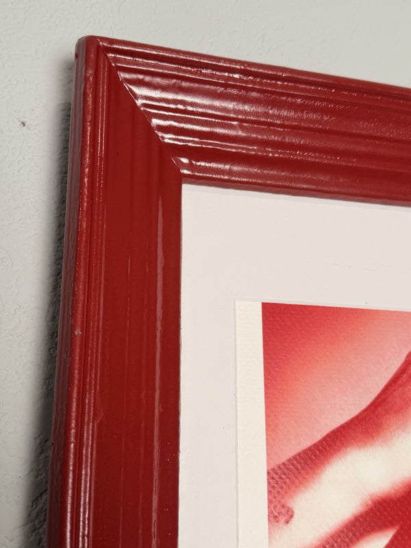 Death NYC — Kate Moss Rihanna Red Drip 2020 A/P Artist Proof Framed
