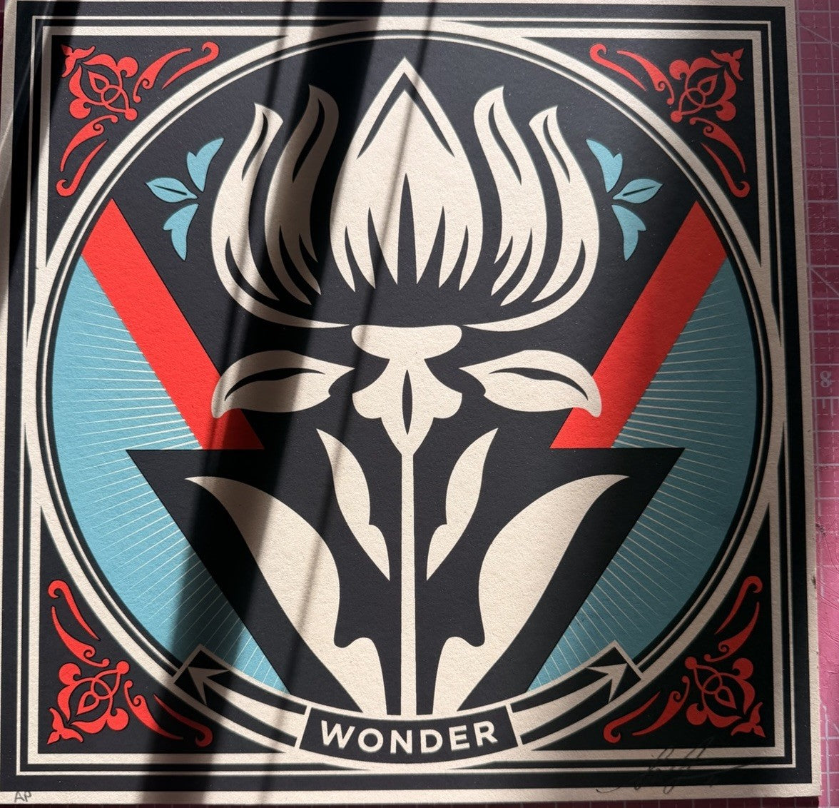 Shepard Fairey WONDER Artist Proof AP Revolutionary Love 2021 Signed Print