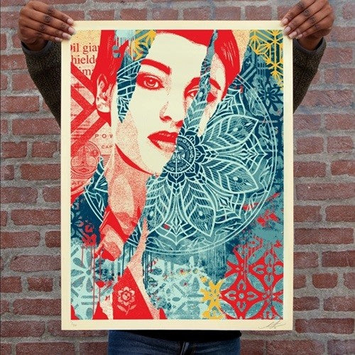 Shepard Fairey Fractured Harmony Signed Numbered Screen Print OBEY 2025 Ed 550