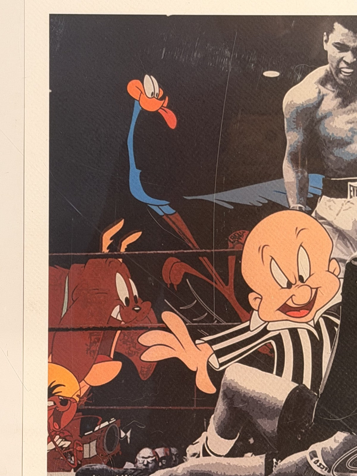Death NYC Mike Tyson Looney Tunes Signed Numbered LTD 100 FRAMED Boxing Pop Art