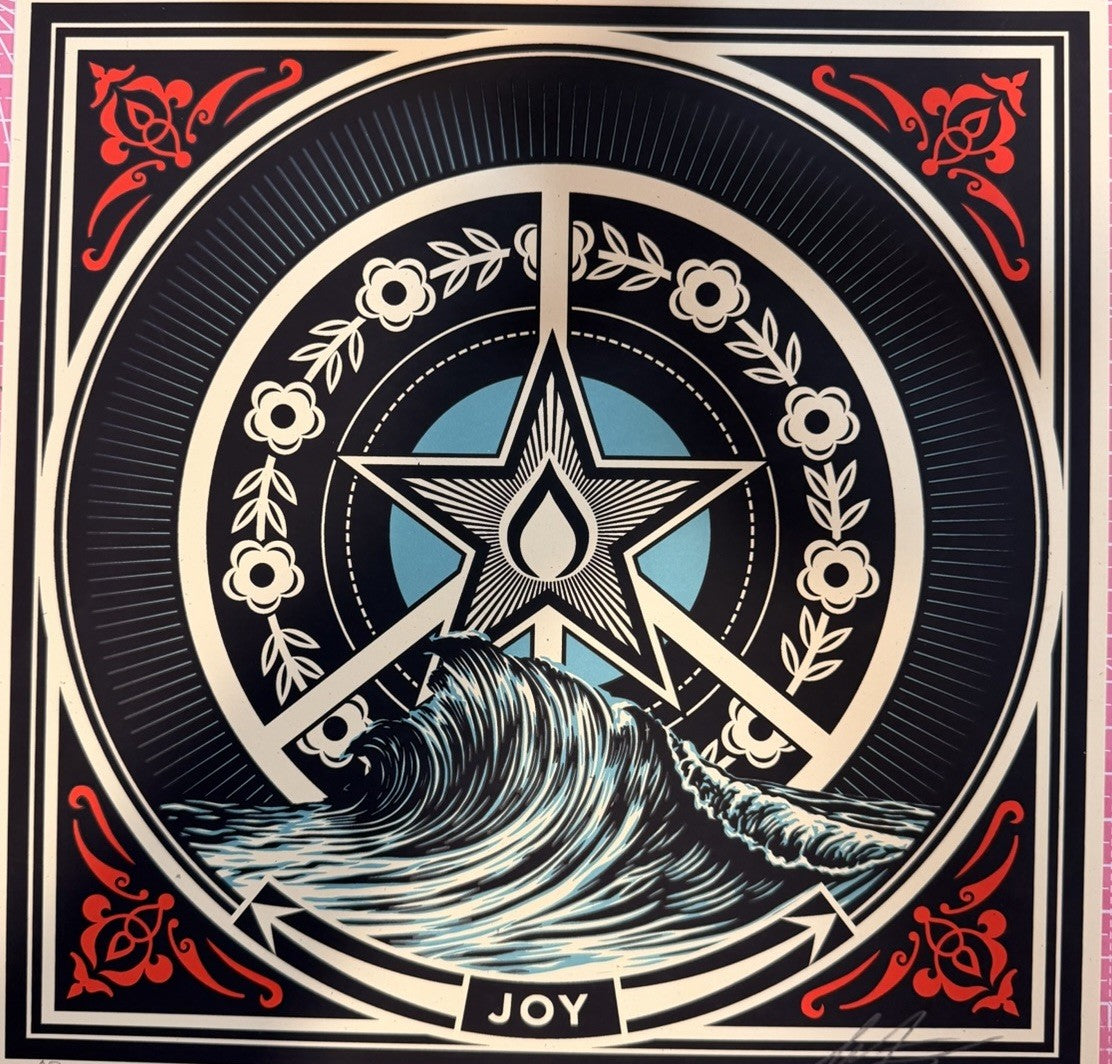 Shepard Fairey JOY Artist Proof AP Revolutionary Love 2021 Signed Print