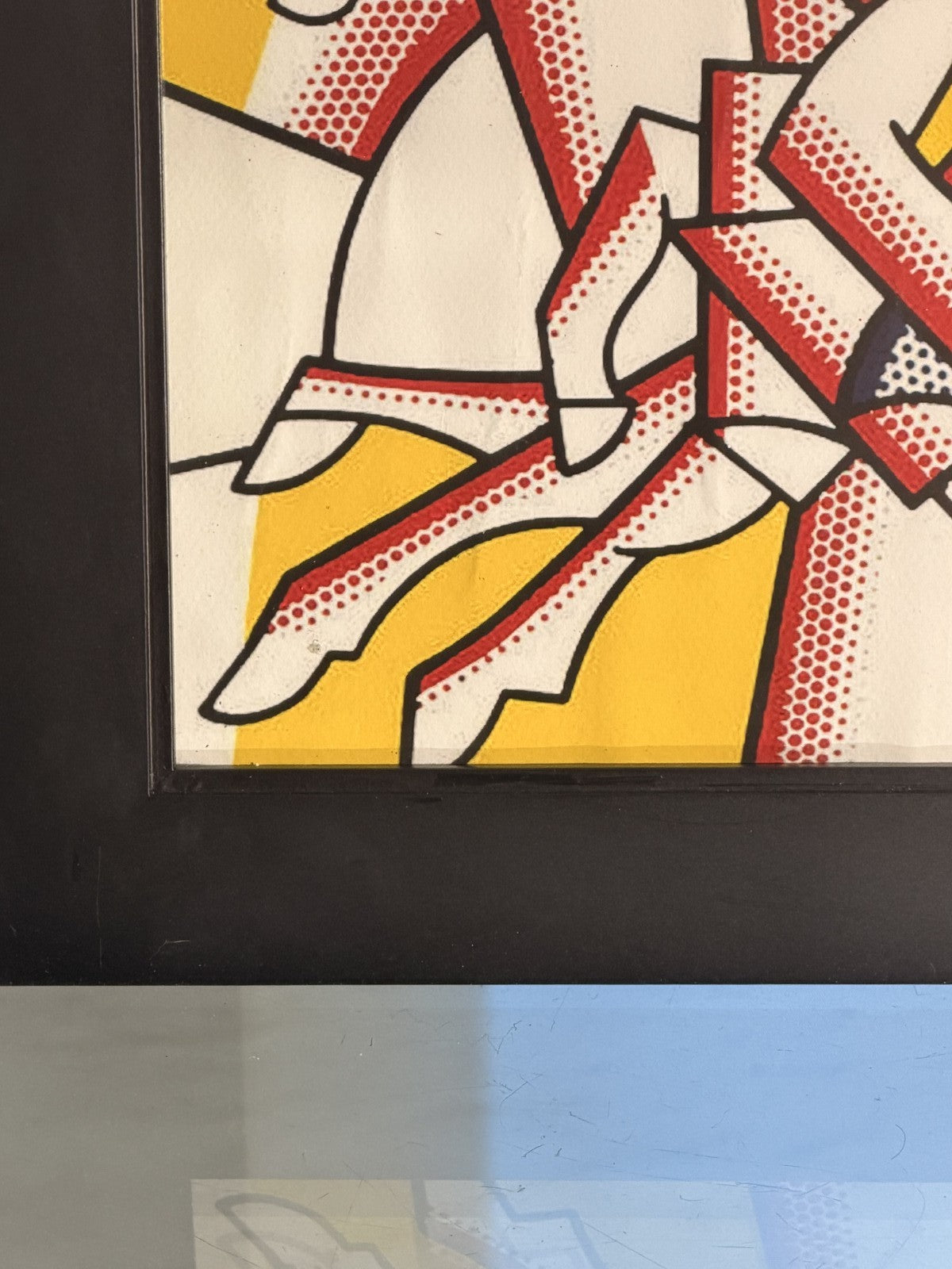 After Roy Lichtenstein I Love Liberty Framed Pop Art Print