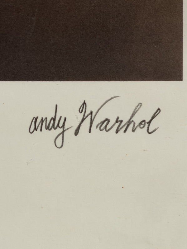 Andy Warhol Skull Numbered Edition 4179/5000 Plate-Signed FRAMED Pop Art Print