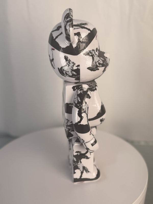 BE@RBRICK Brandalism Sync Banksy Medicom Toy Art Figure du-al.io Authenticated
