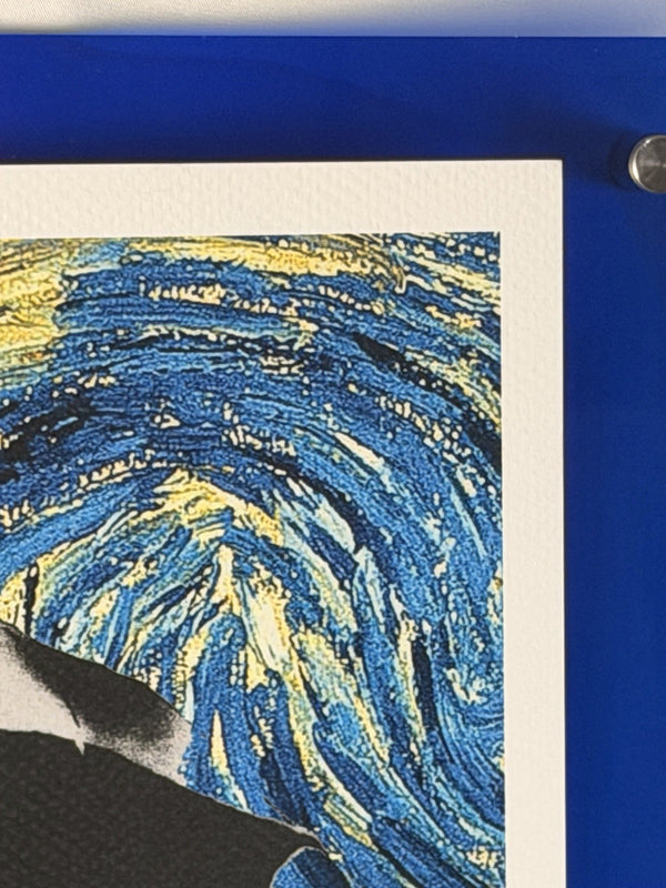 Death NYC Banksy Nola Umbrella Girl Van Gogh Starry Night Signed Pop Art Print