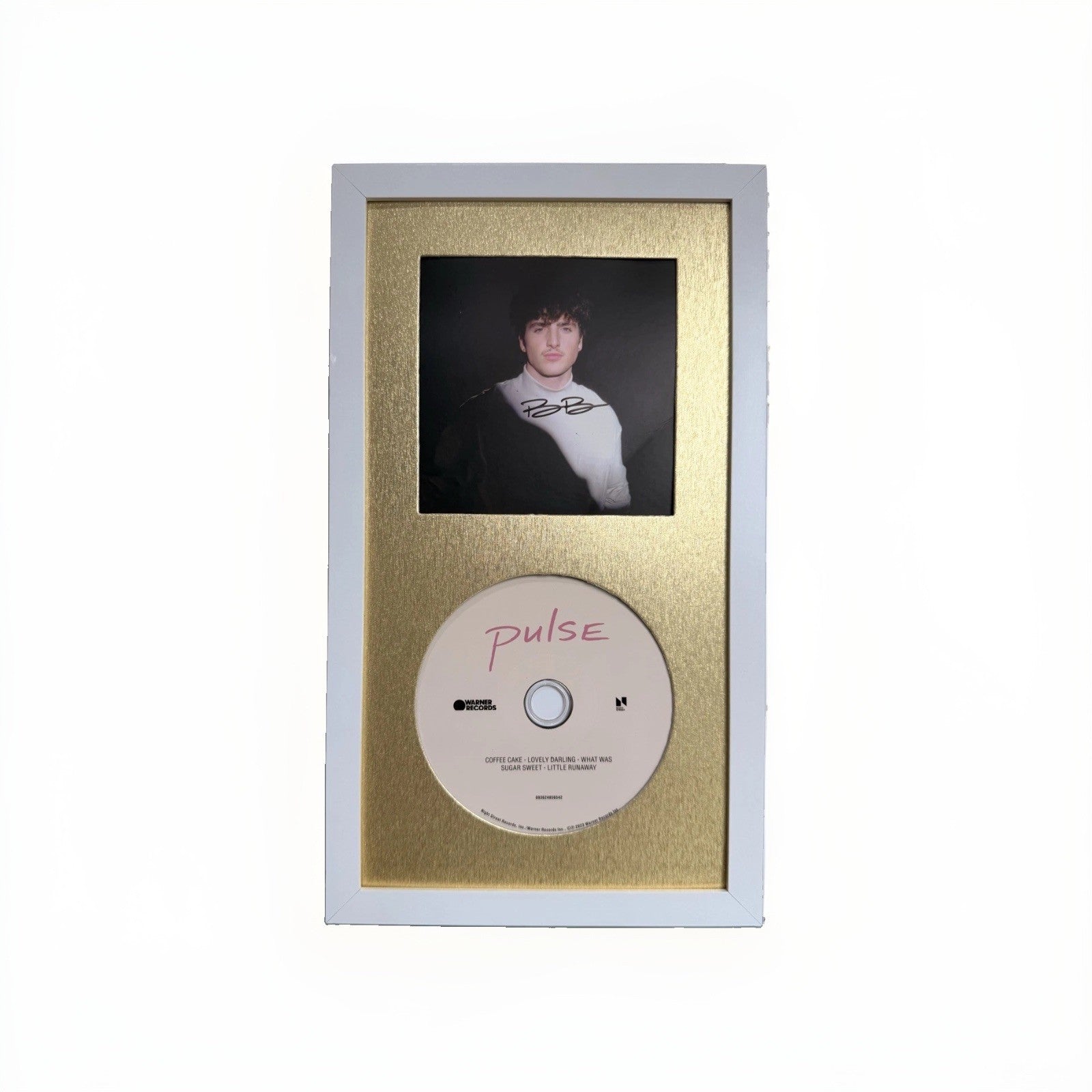 Benson Boone Signed Pulse CD Display Framed Autograph Photo Warner Records