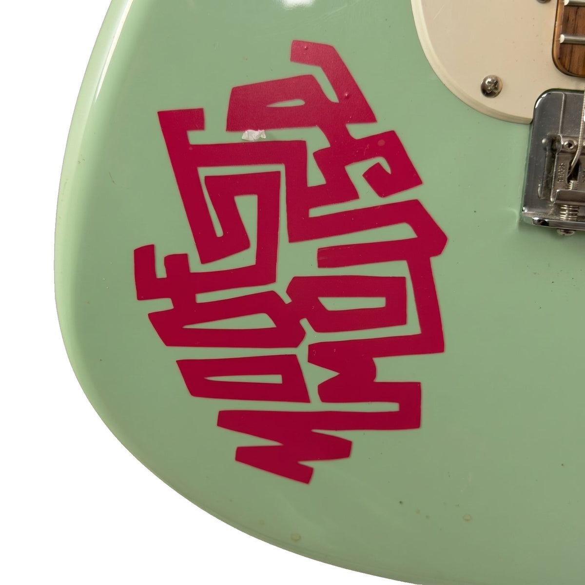 Isaac Brock Signed Mint Green Strat Guitar - JSA Authenticated Custom Model