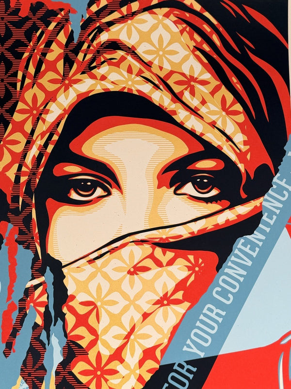 Shepard Fairey Fragile Cargo Signed Numbered Screen Print Obey Giant 357/450